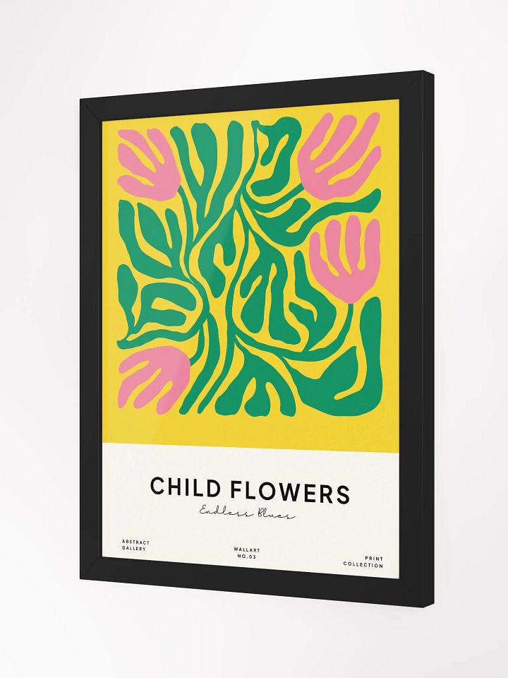 Child Flowers No.3 - Framed Poster product image (2)