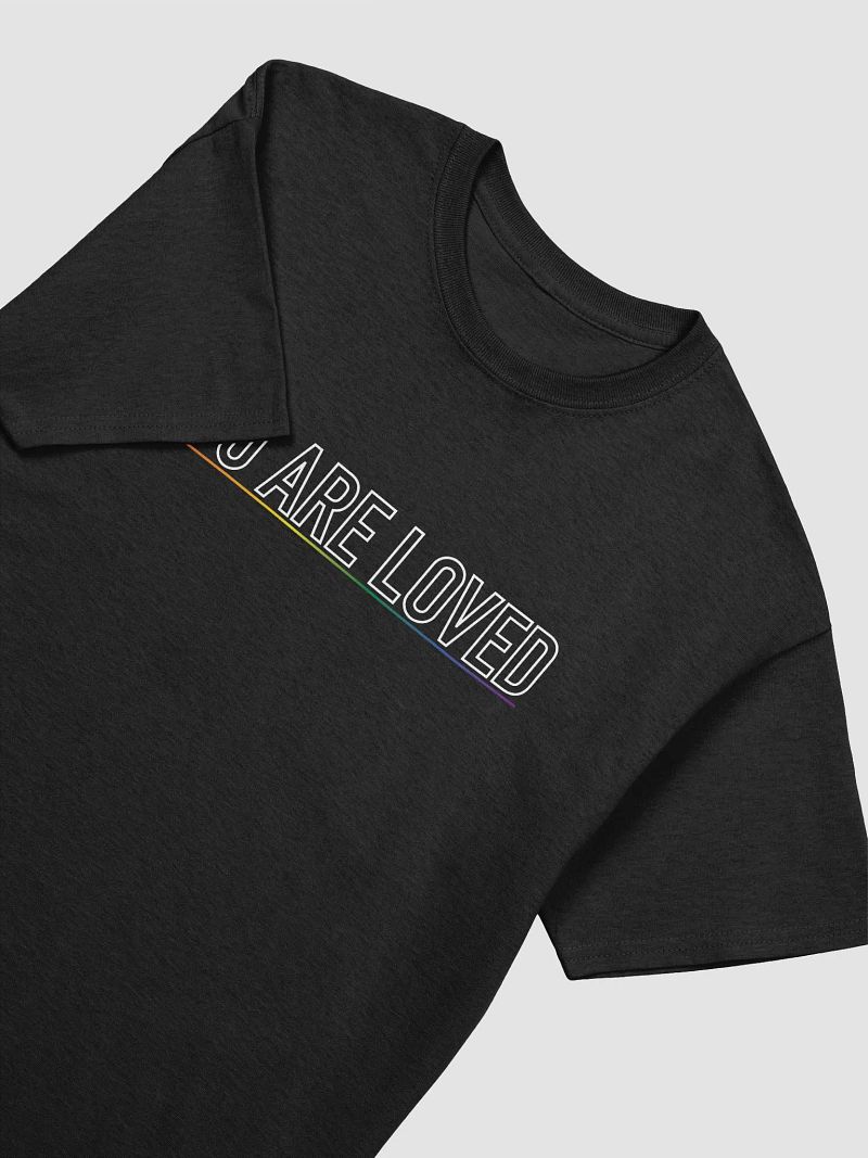 You Are Loved - Rainbow Underline White