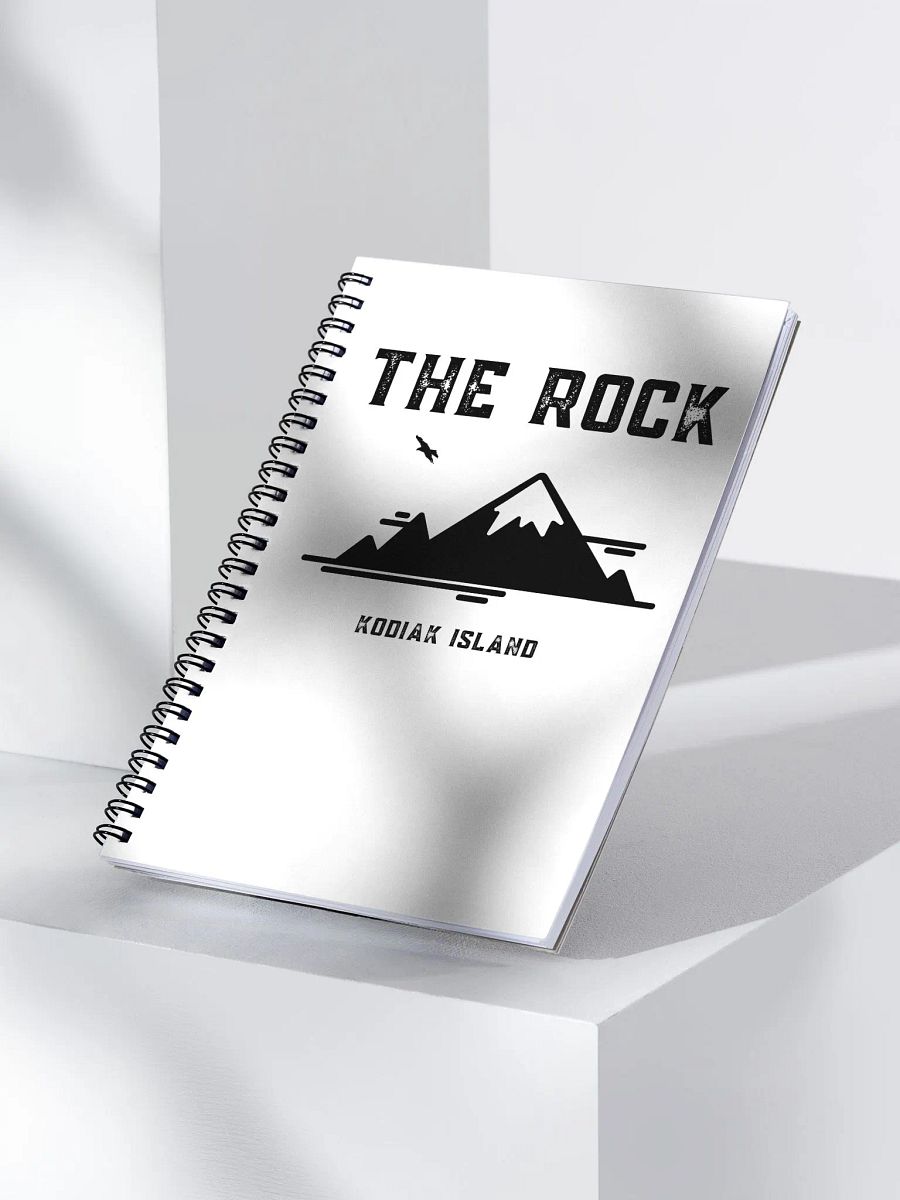 The Rock Sprial Notebook (Black) product image (3)