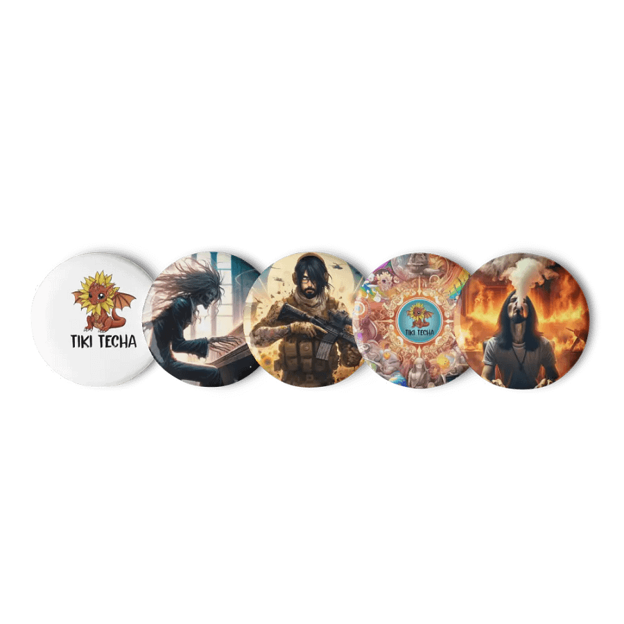 TIKI TECHA - pins product image (5)