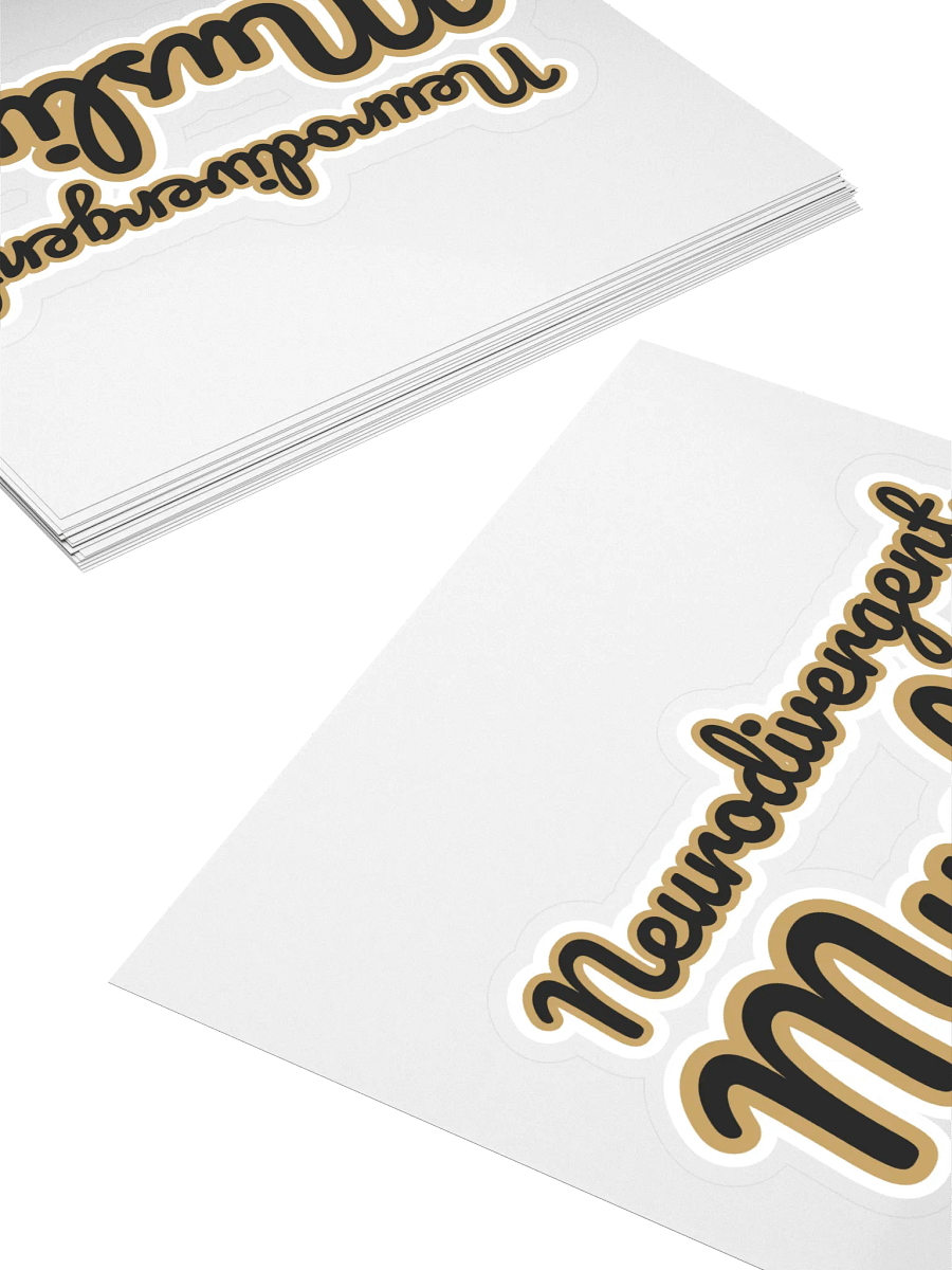 Neurodivergent Muslim Sticker product image (4)