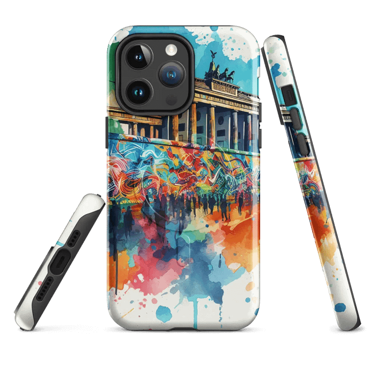 Vibrant Monument Art Tough iPhone® Case | BERLIN CITY product image (4)