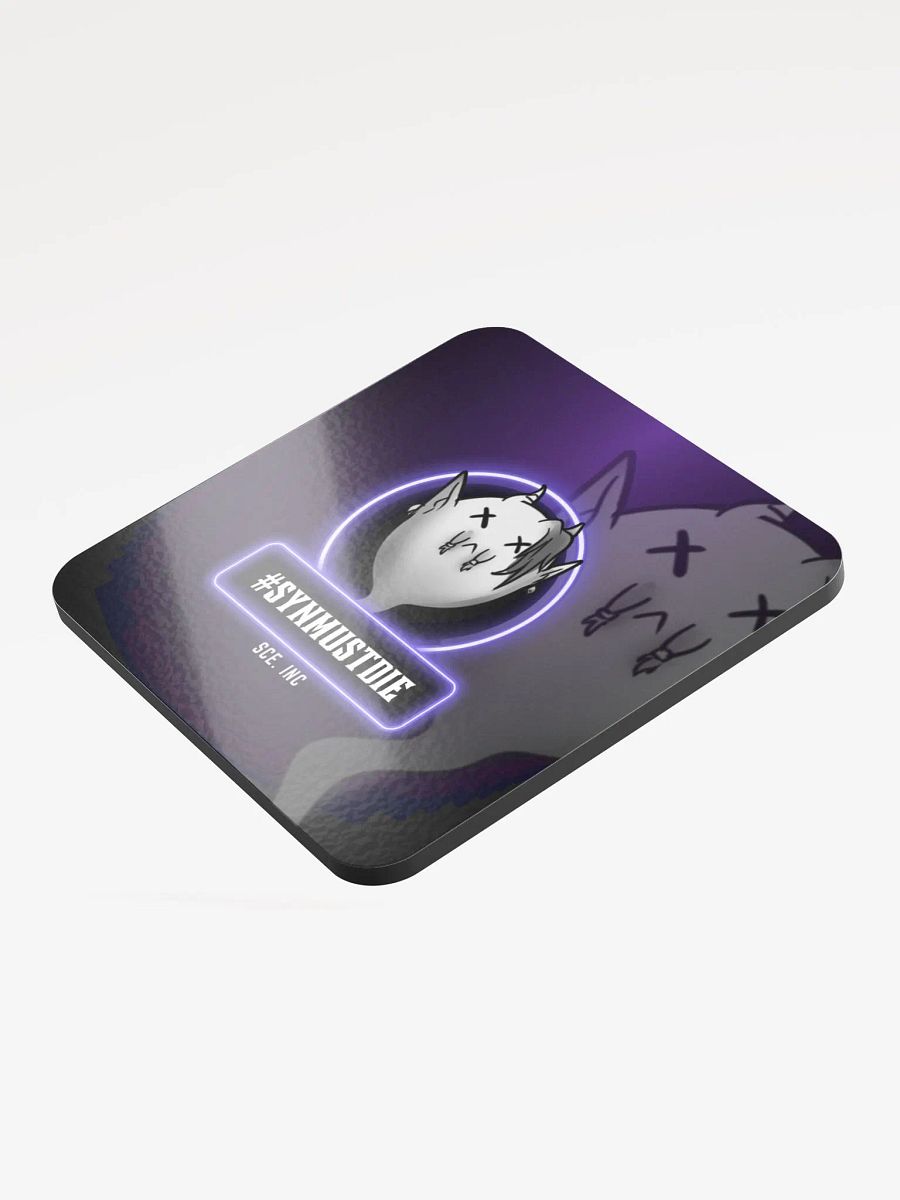 #SynMustDie Glossed Cork Coaster product image (3)
