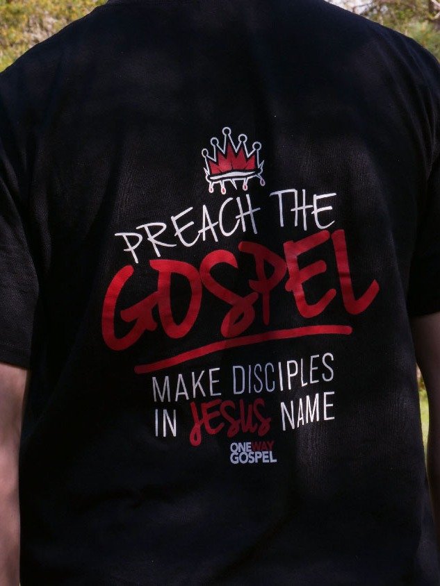 Preach the Gospel T-Shirt – Make Disciples in Jesus' Name Bold Christian Tee product image (2)