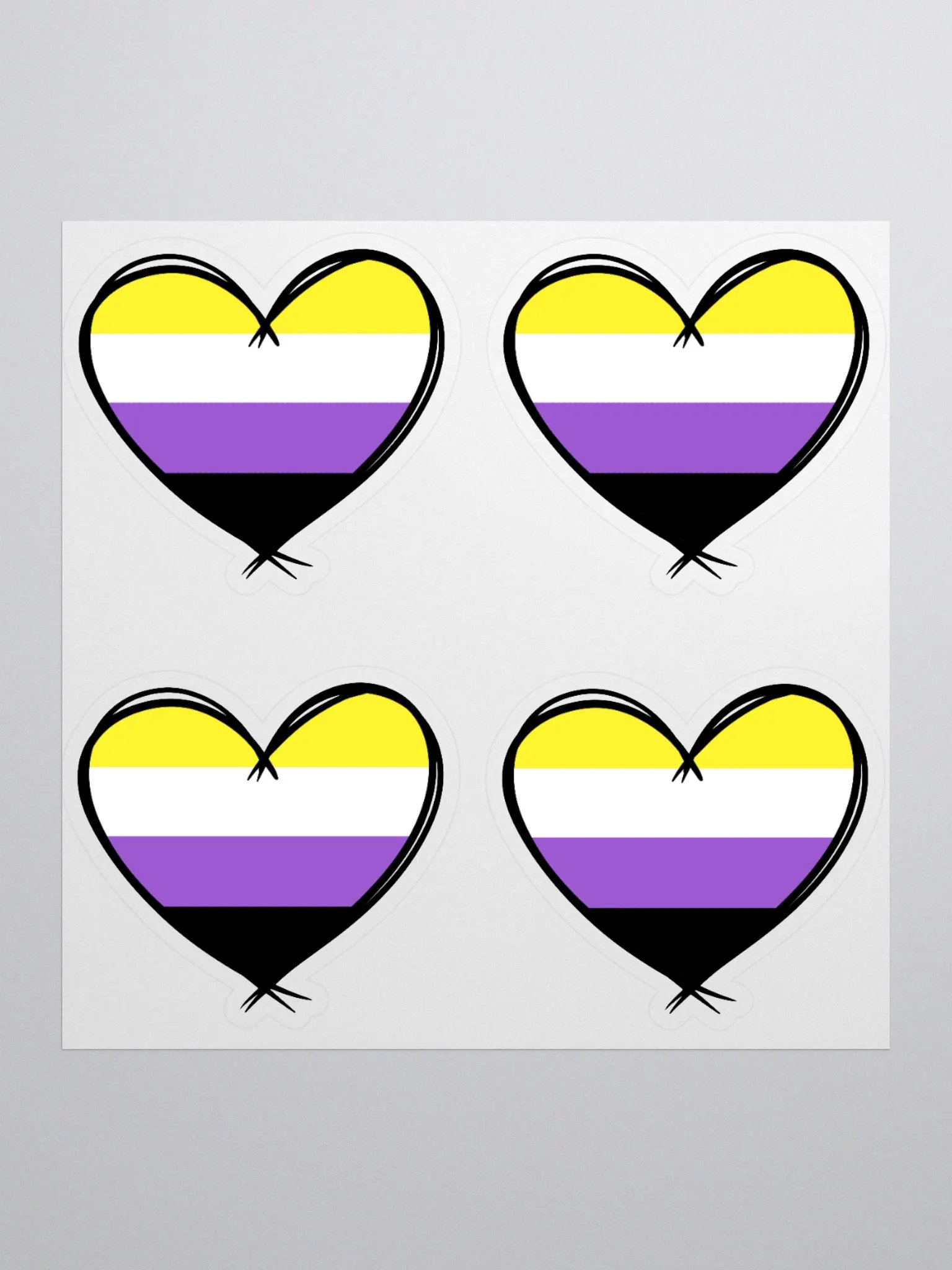 Non-Binary Pride Stickers product image (2)
