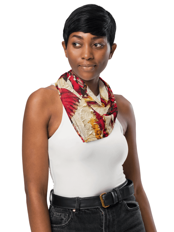 Crimson Red Elephant Bandana product image (1)