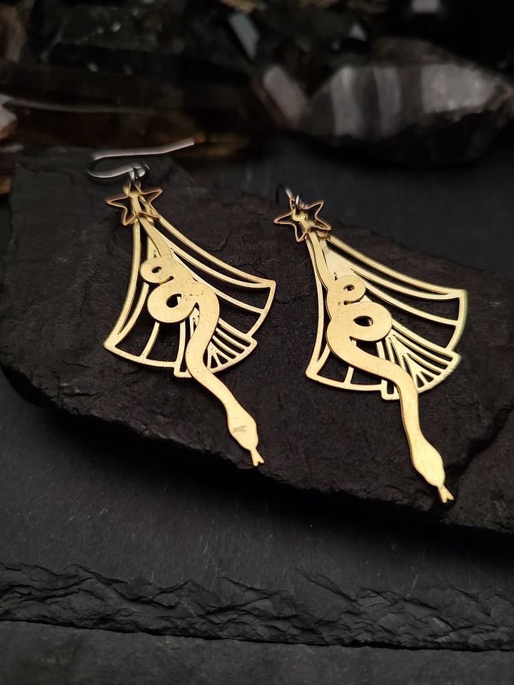 Earrings Familiars - Deco Star Serpent product image (1)