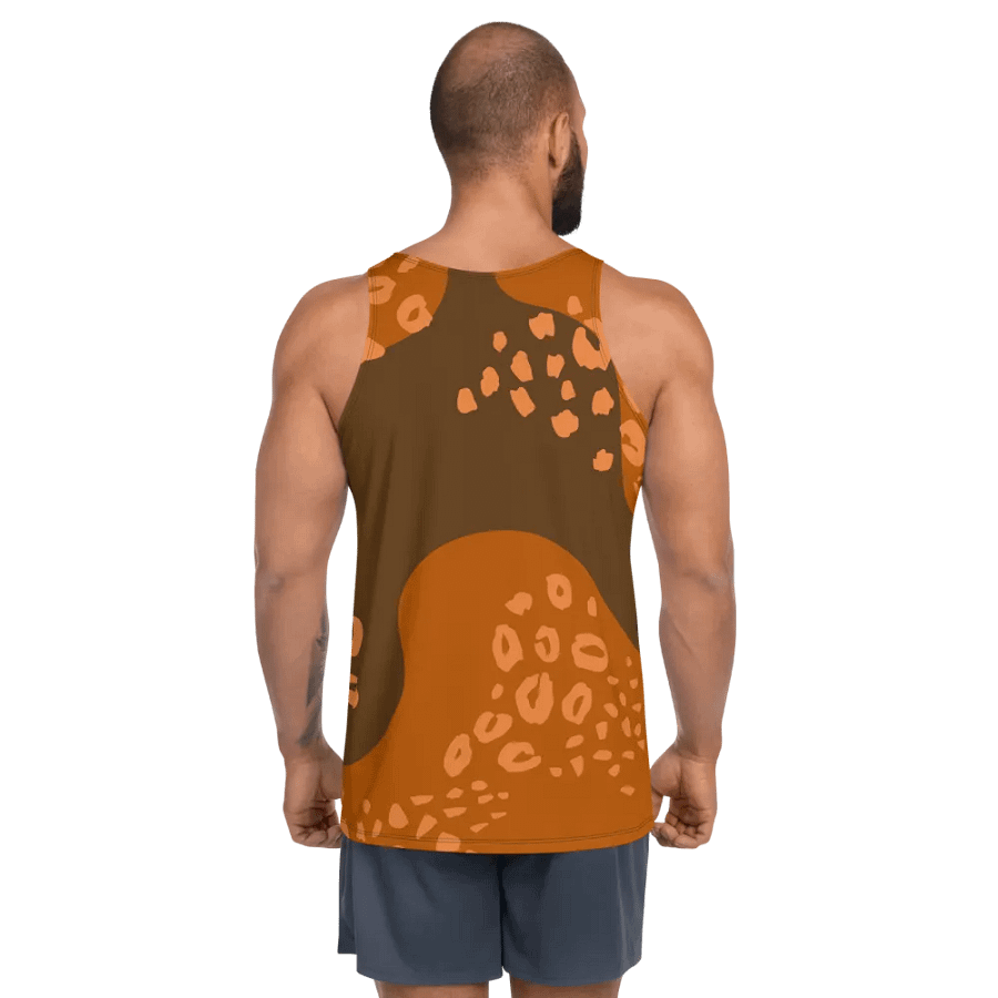 Wild Orange Camo All-Over Tank Top product image (4)