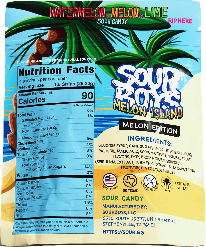 Melon Island SourBoys product image (2)