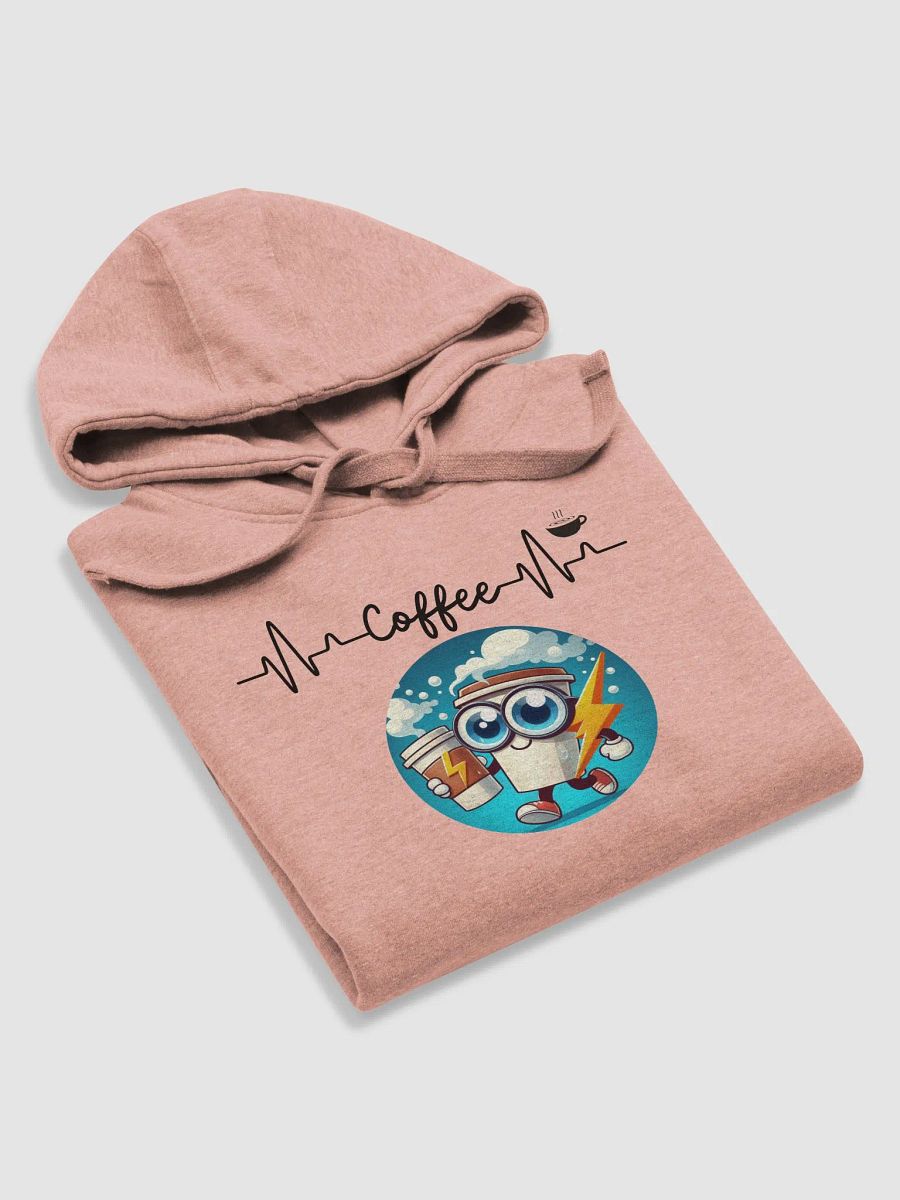 Energetic Lightning Bolt Coffee Cup Hoodie product image (15)