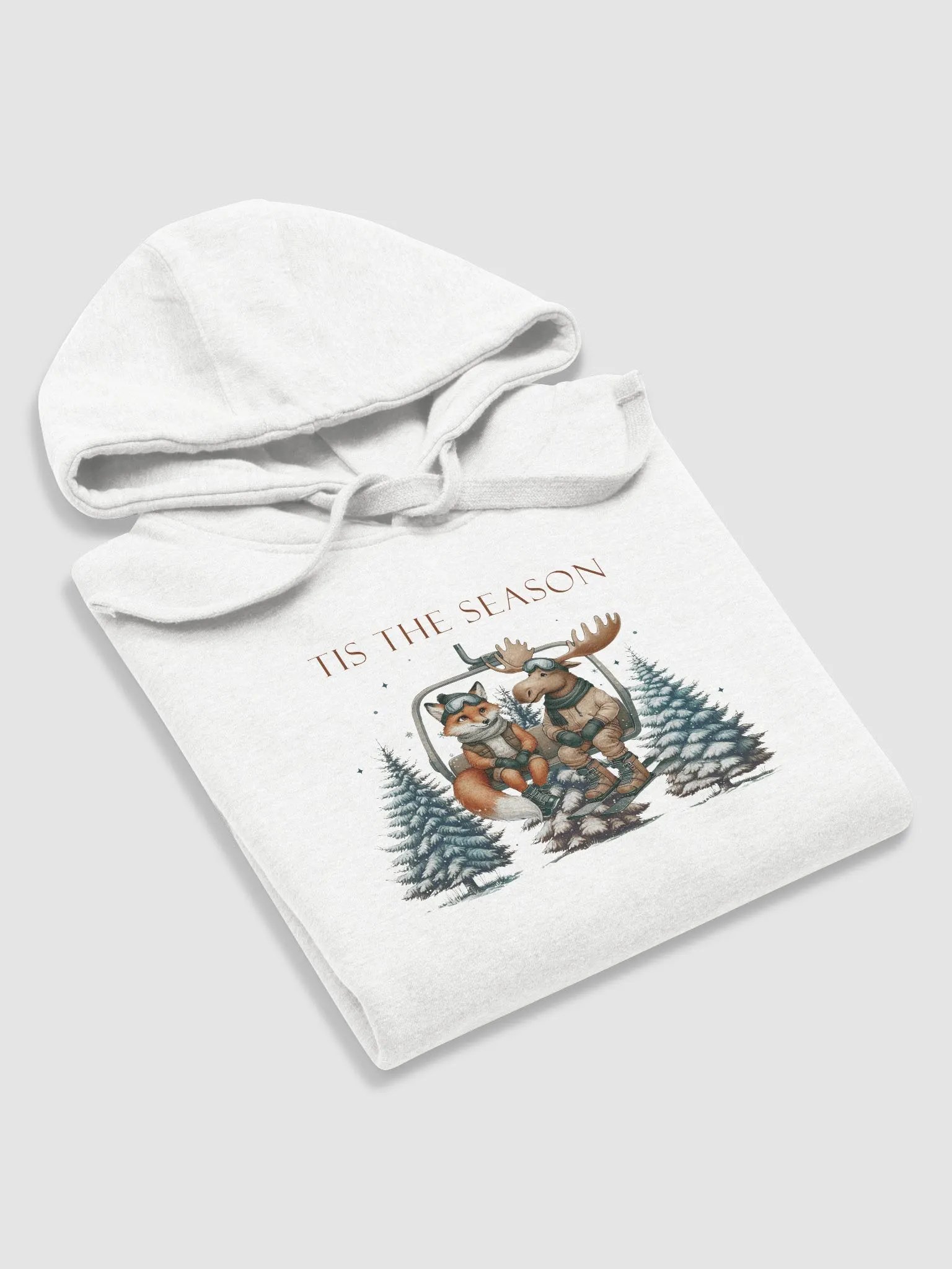 Tis the Season for a Fun Ride with Festive Friends Unisex Premium Hoodie product image (5)