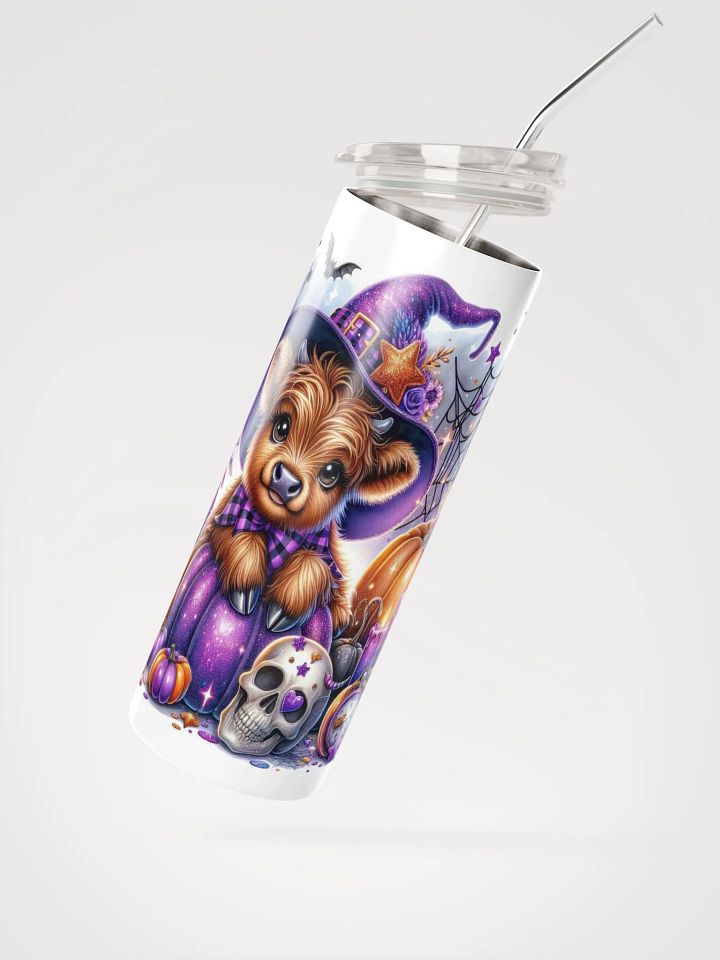 Witchy Cow Halloween Stainless Steel Tumbler product image (2)