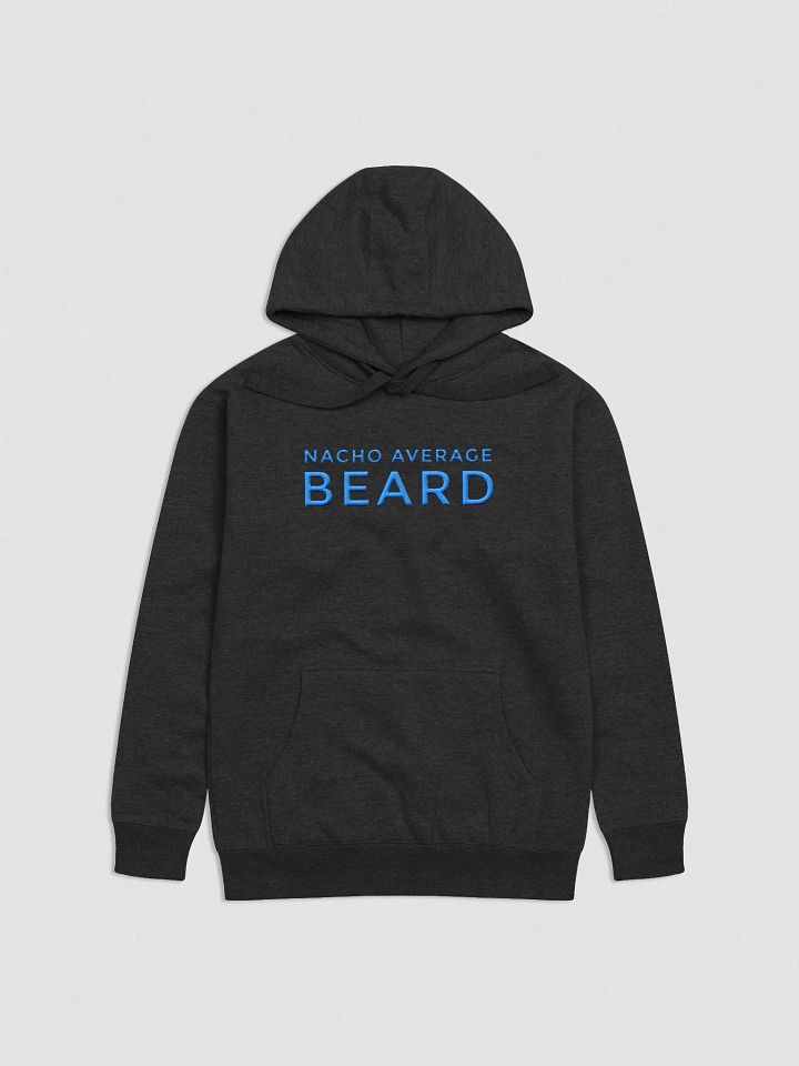 Men's Nacho Average Beard Hoodie (Aqua/Teal Embroidery) product image (1)