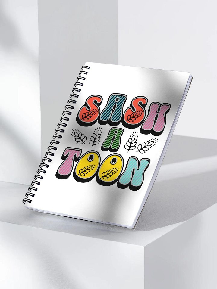 Saskatoon Block Letter Splendor Spiral Notebook product image (2)
