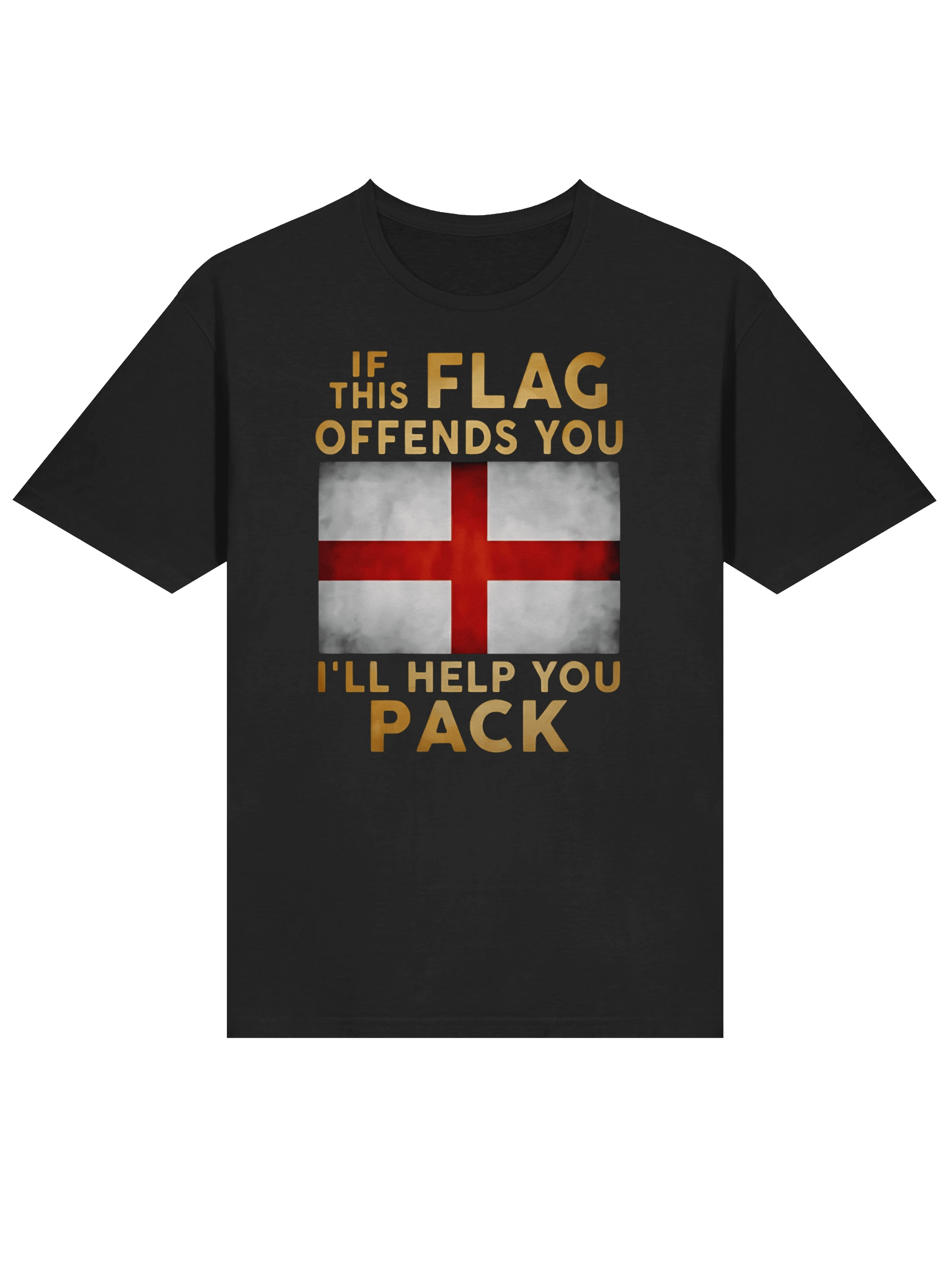 If This Flag Offends You Union Jack Britain Herren-T-Shirt product image (2)