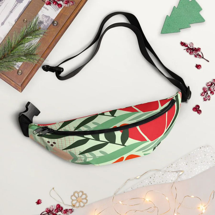 Botanical Bliss All-Over Print Fanny Pack product image (12)