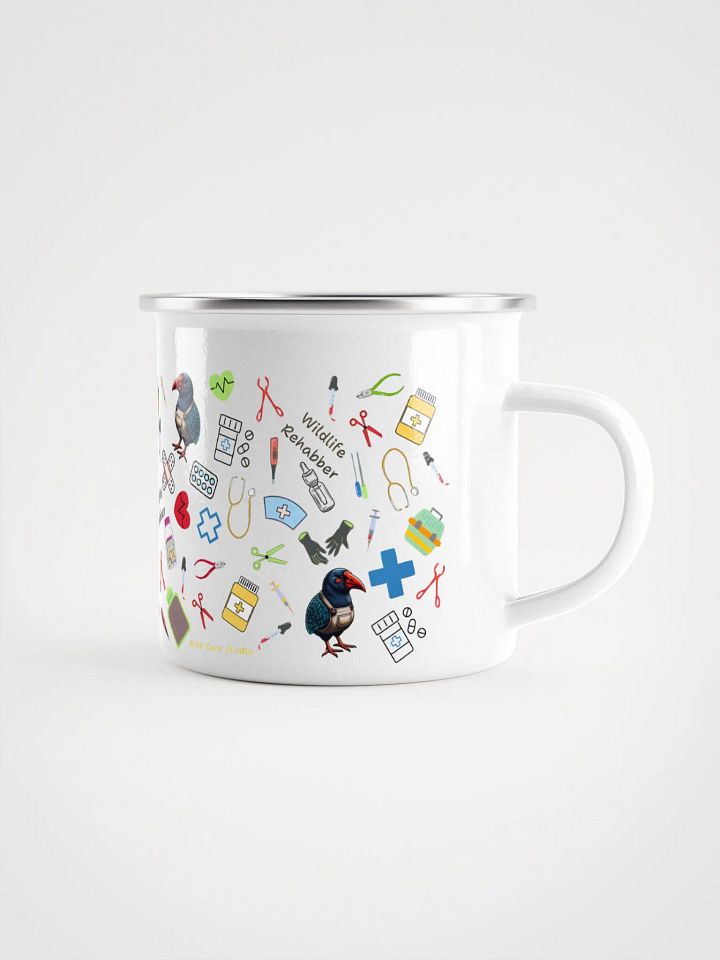 Wildlife Rehabber Takahe Adventure Essential Enamel Mug product image (1)