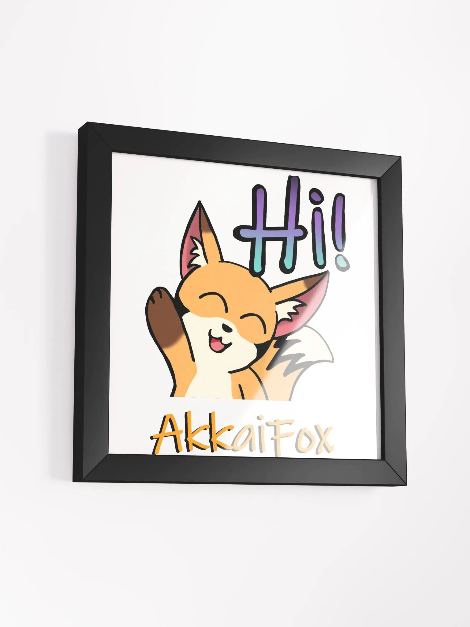 Hi! Framed Poster product image (3)