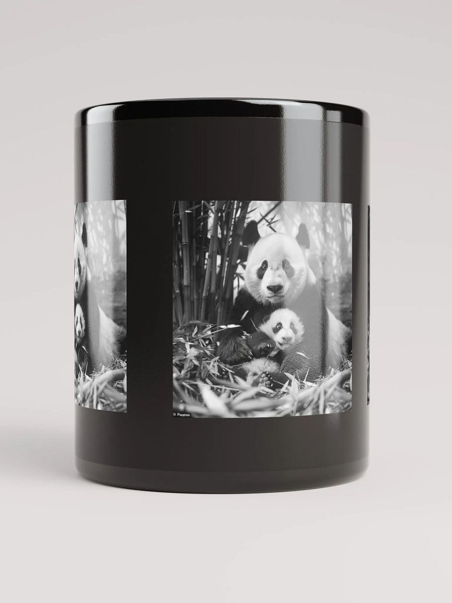 Panda Love Black Glossy Mug Set product image (10)
