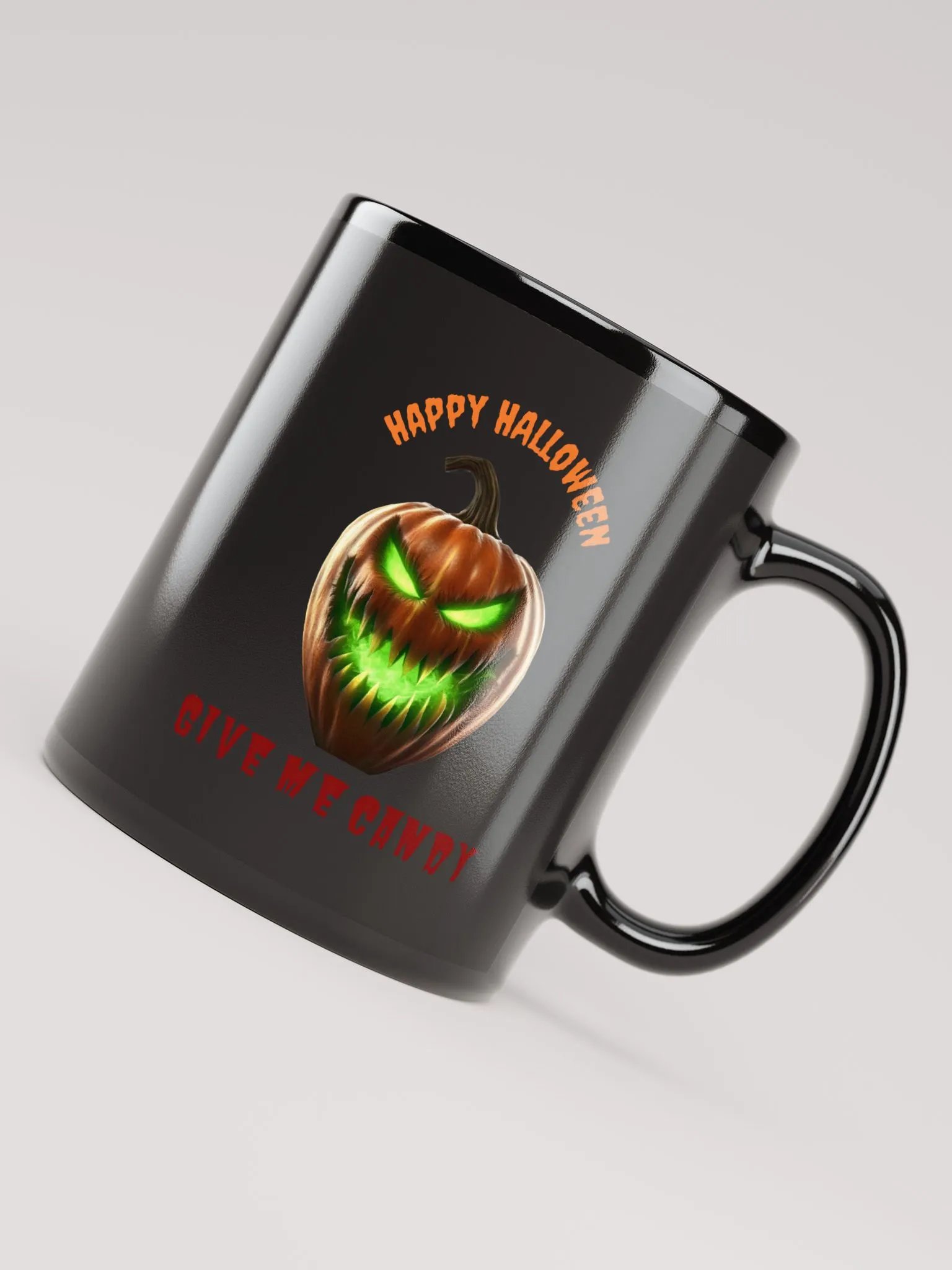 Happy Halloween Give Me Candy black mug product image (4)