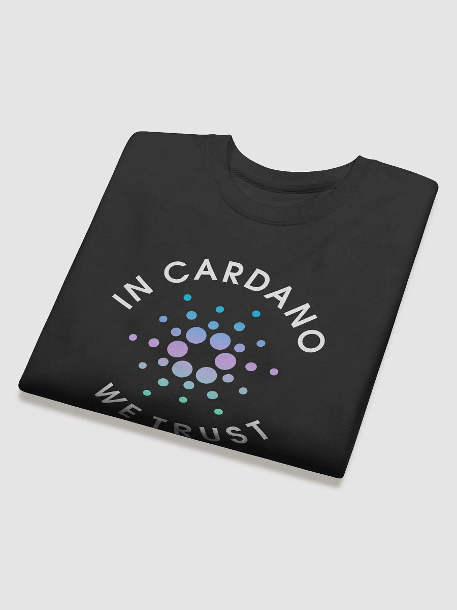 'In Cardano We Trust': Galactic Circles Unisex Sweatshirt product image (4)
