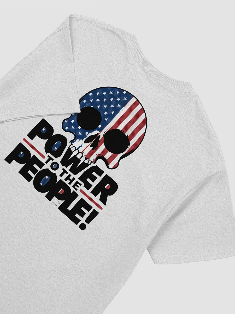 Power To The People Flag Skull T-shirt product image (39)