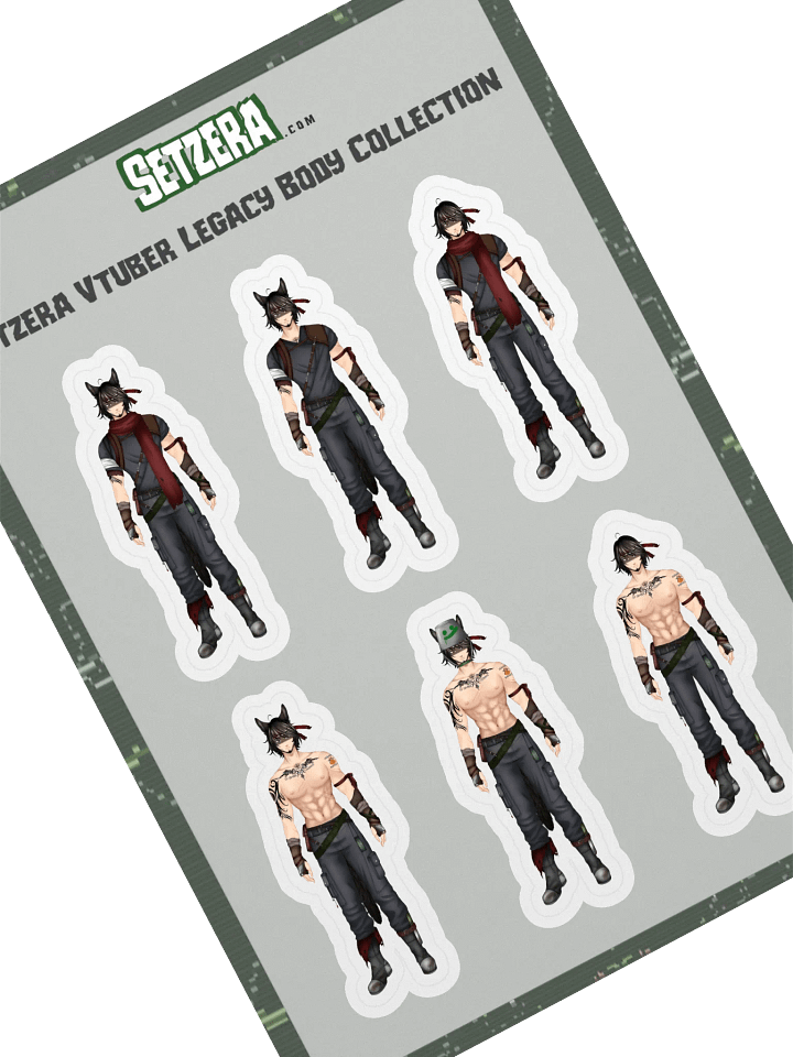 2024 VTuber Legacy Body Collection Sticker Pack product image (2)