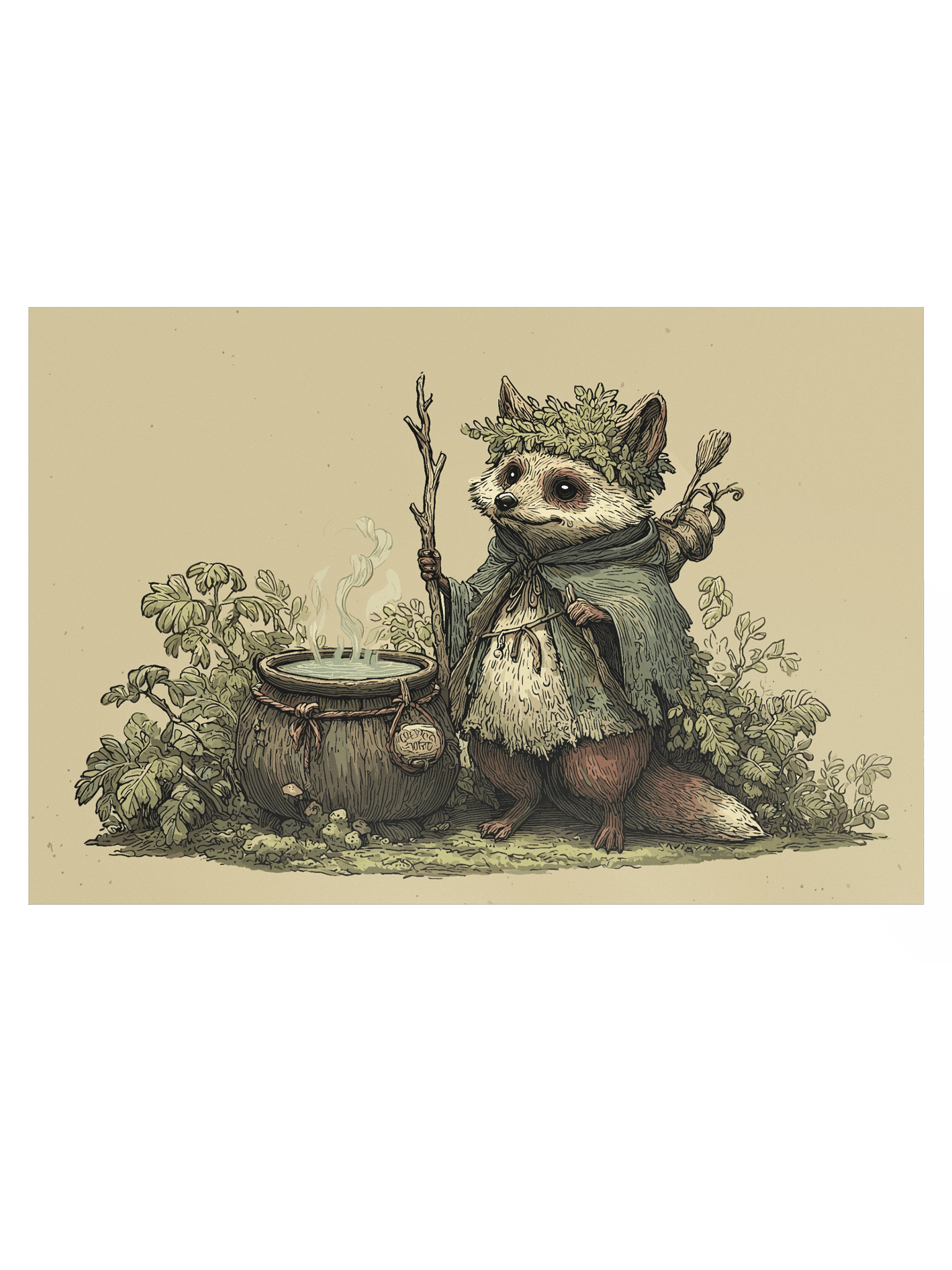 Woodland Brewer – Fantasy Herbal Alchemy Poster product image (2)