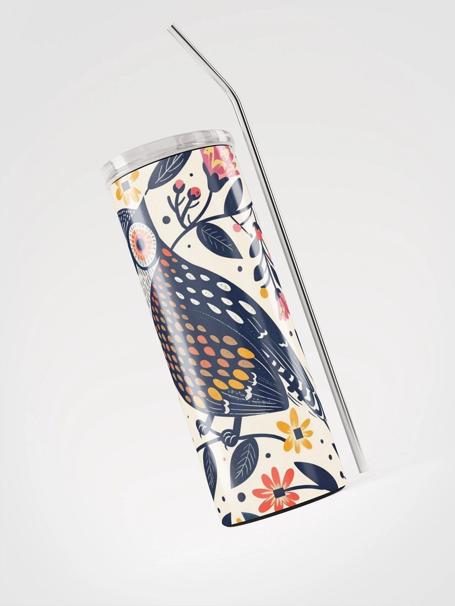 Whimsical Owl Stainless Steel Tumbler product image (3)