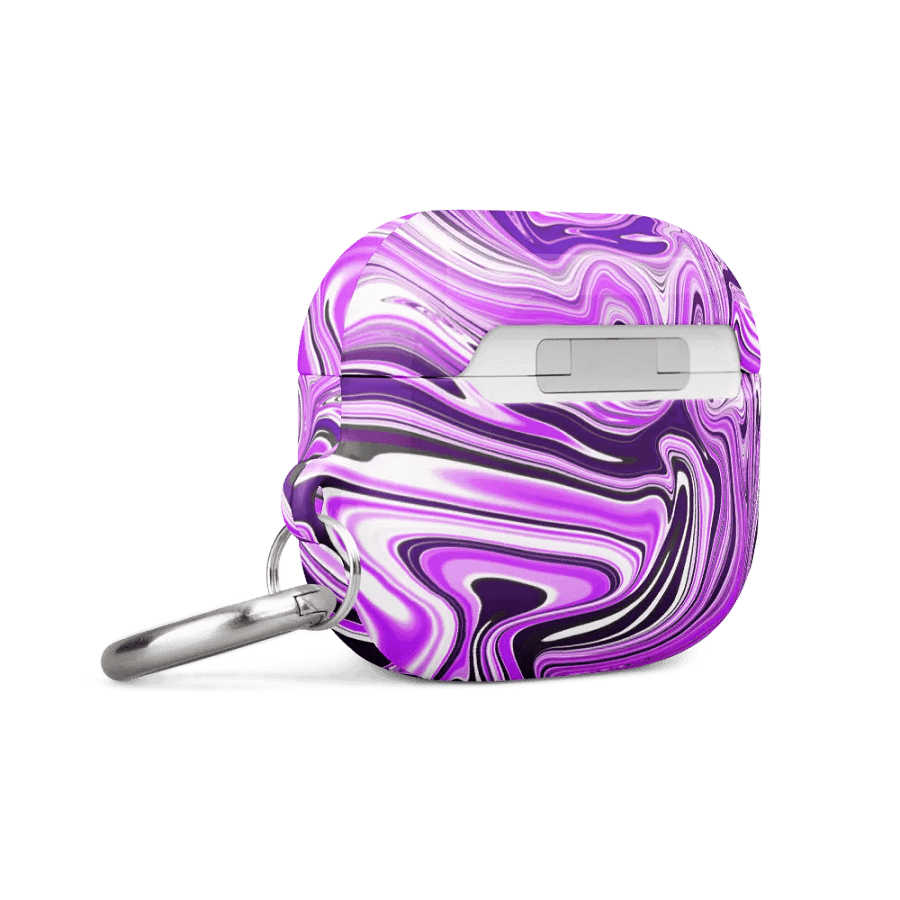 Case for AirPods® - Purple Digital Fluid Art product image (3)