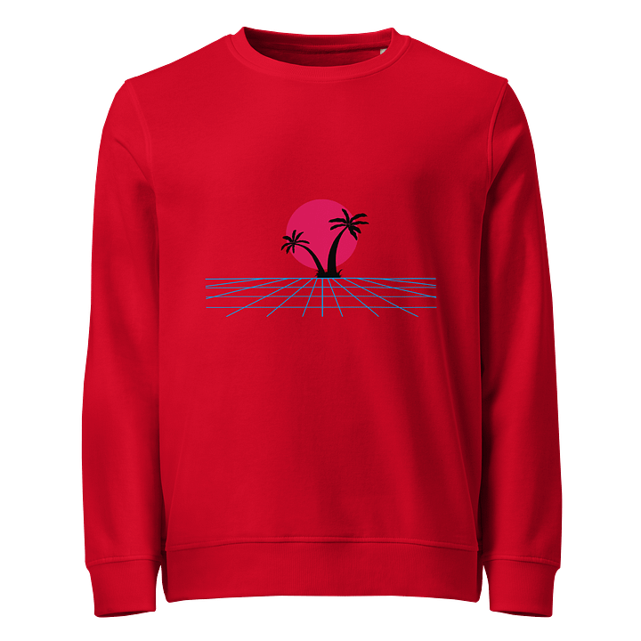 Neon Sunset Palm Unisex Sweatshirt product image (1)