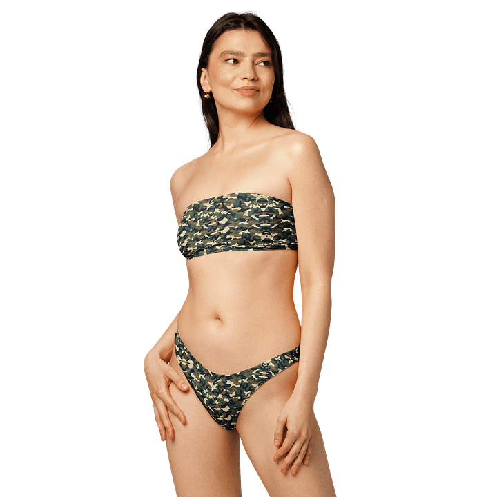Elite Bandeau Bikini Set – Camo Dream Edition product image (1)