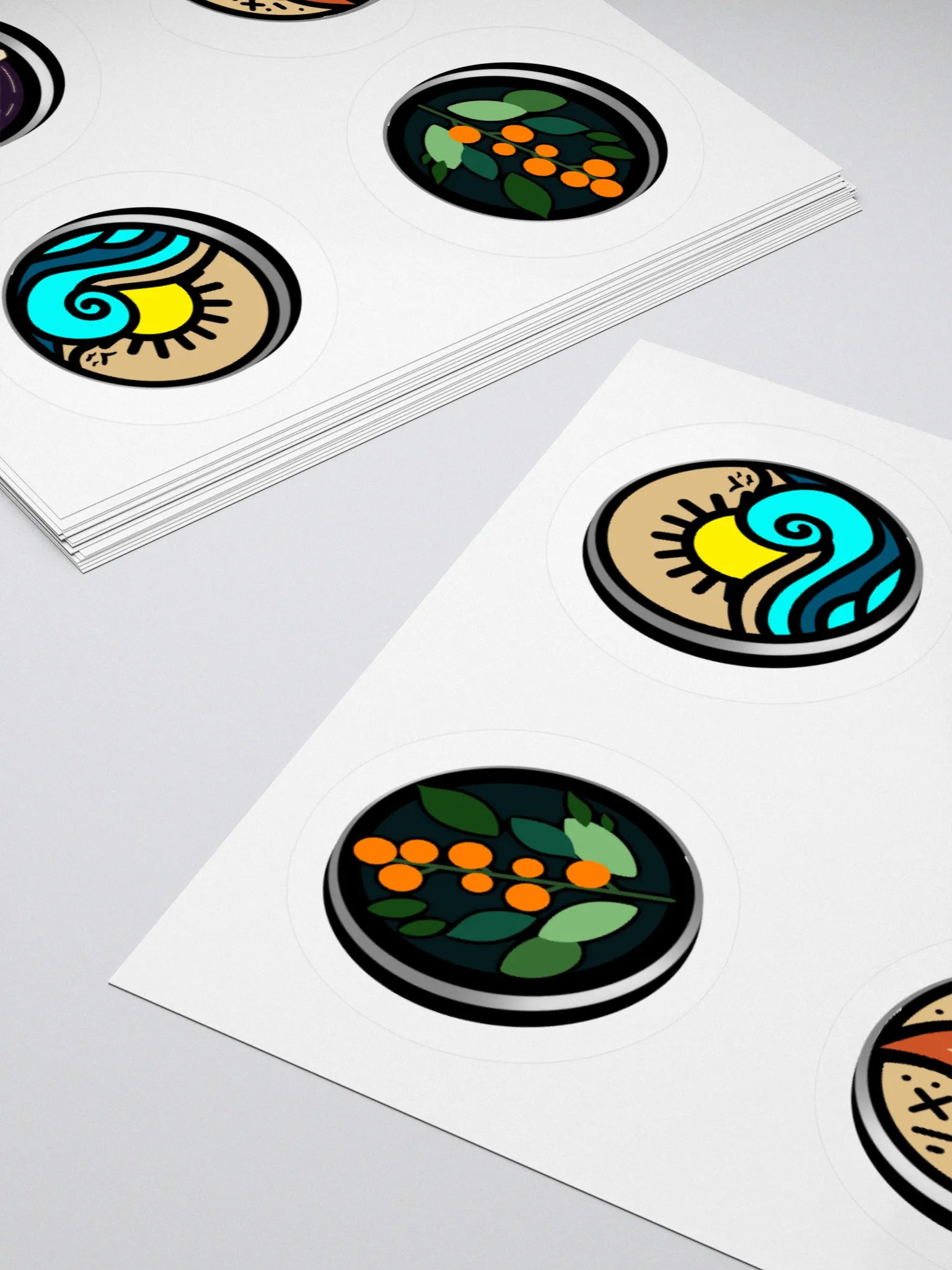 Minimal Faction Button Stickers product image (15)