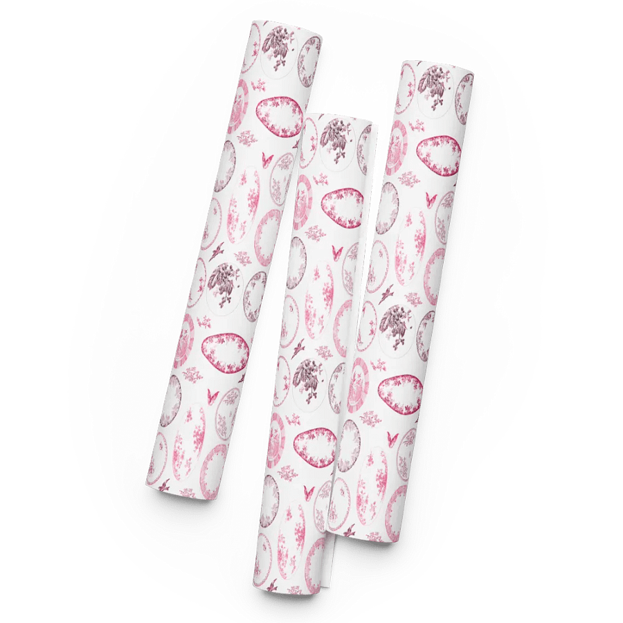 French Antique Plates | RED Wrapping Paper product image (7)