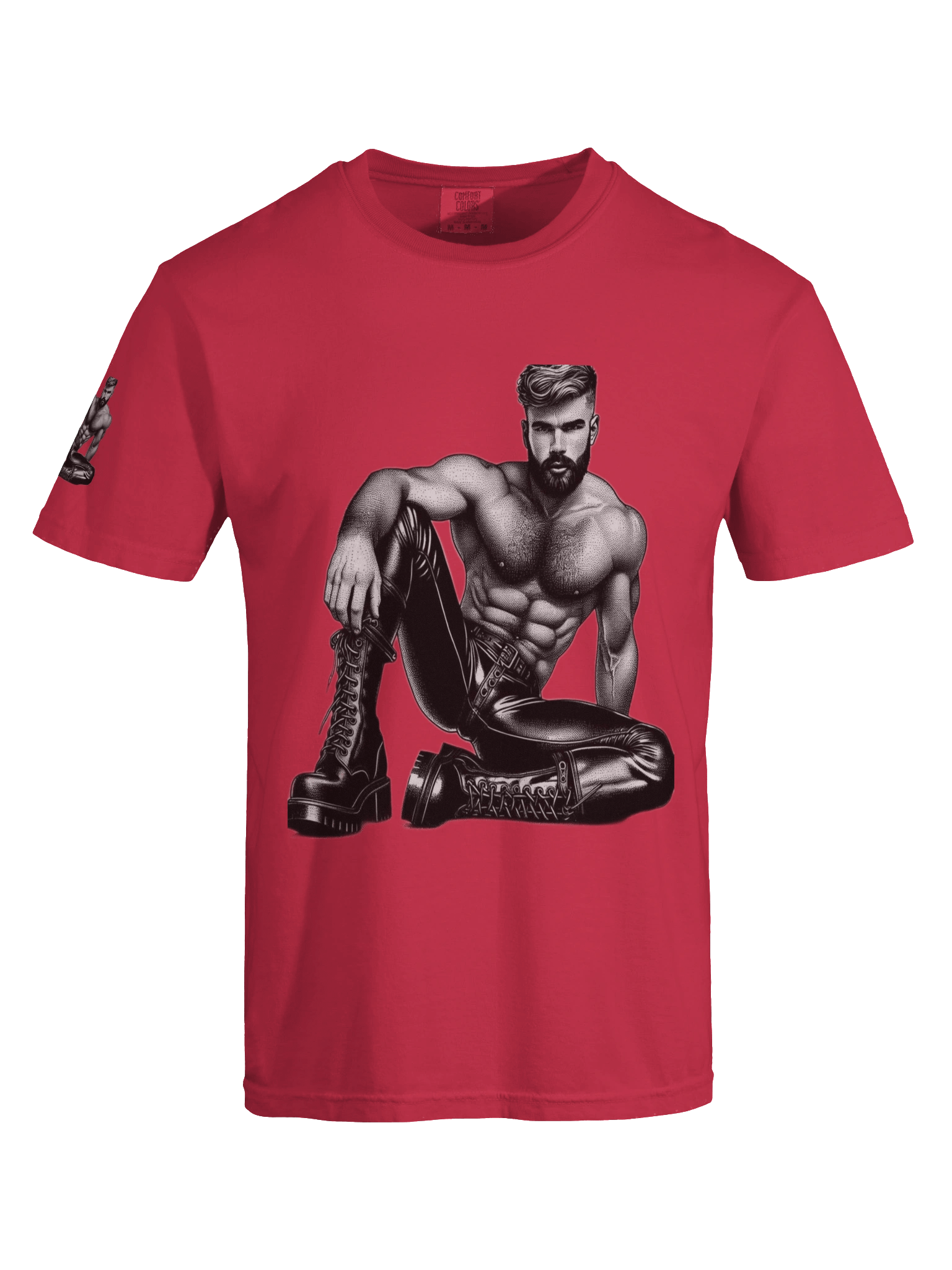 Limited Time Offer Lucky DIP bonus! Gay Gods - Captain Ivan Gay Leather Bar Pride Berlin Graphic Design T-Shirt product image (51)