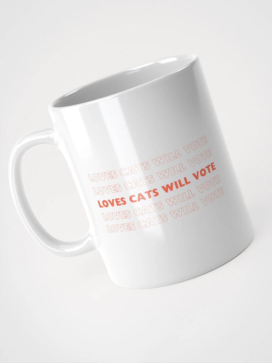 Loves Cats Will Vote Mug product image (1)