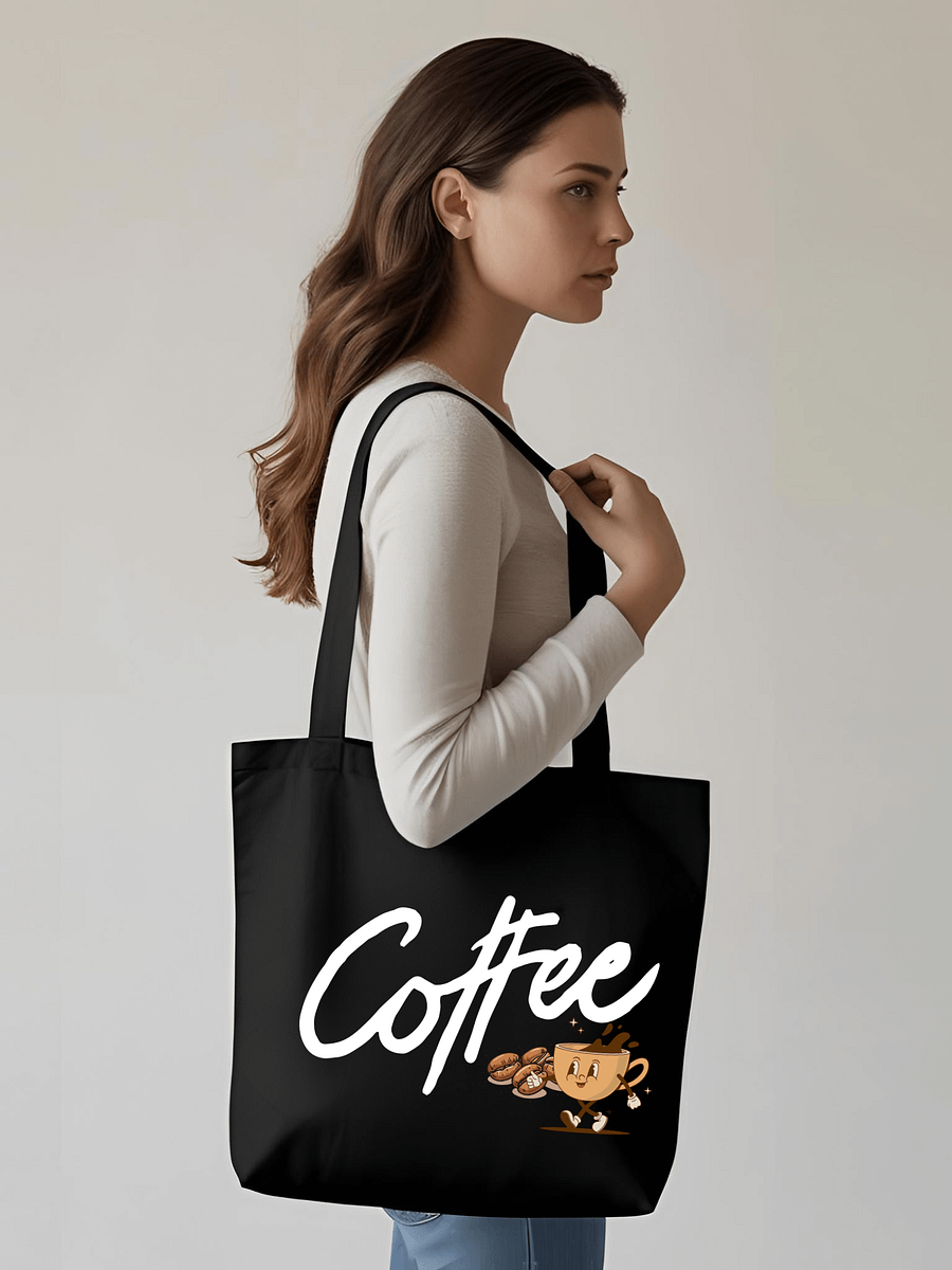 Coffee Cartoon Eco Tote Bag product image (1)