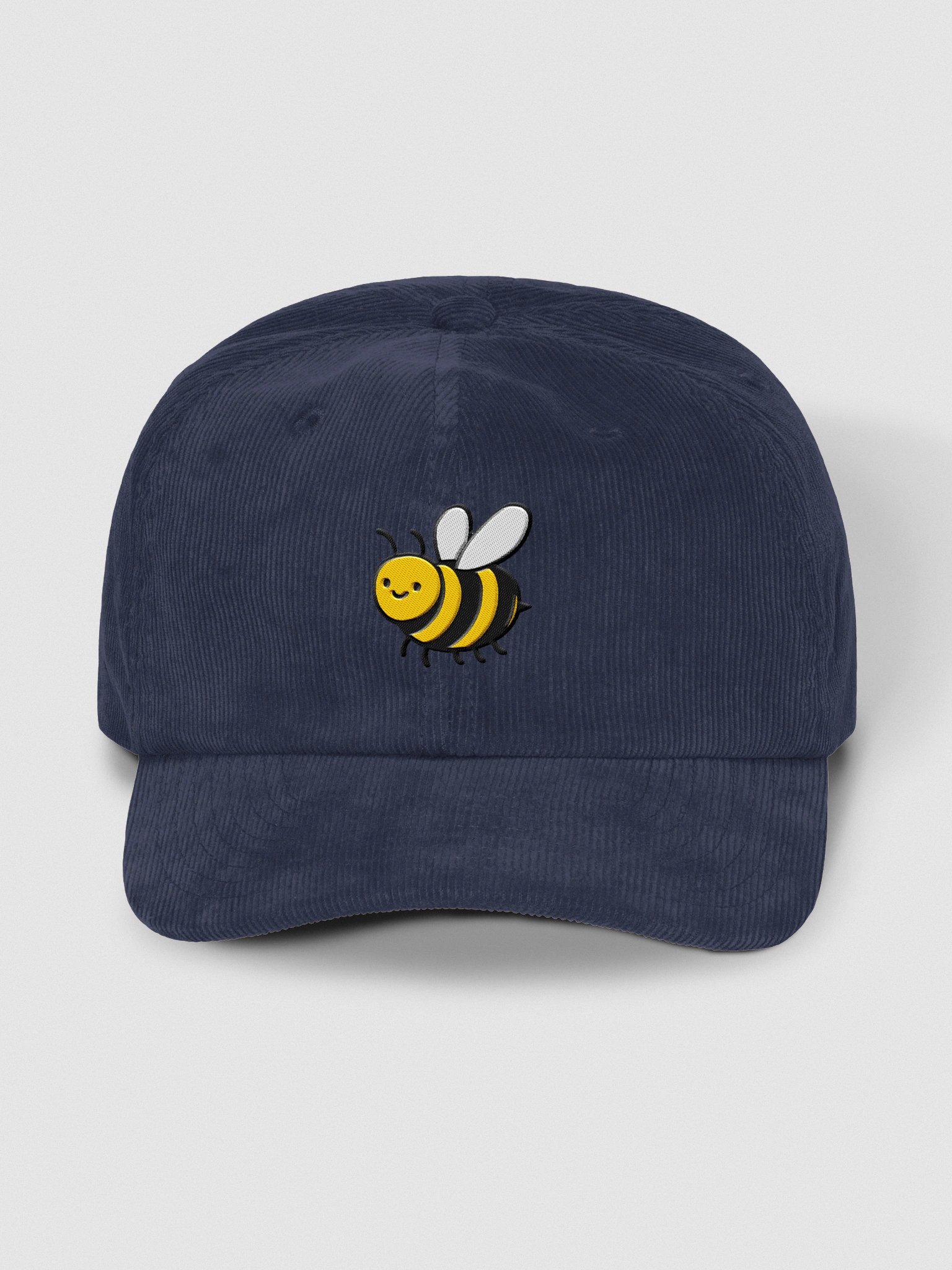 Smiling Bee Corduroy Dad Hat product image (3)