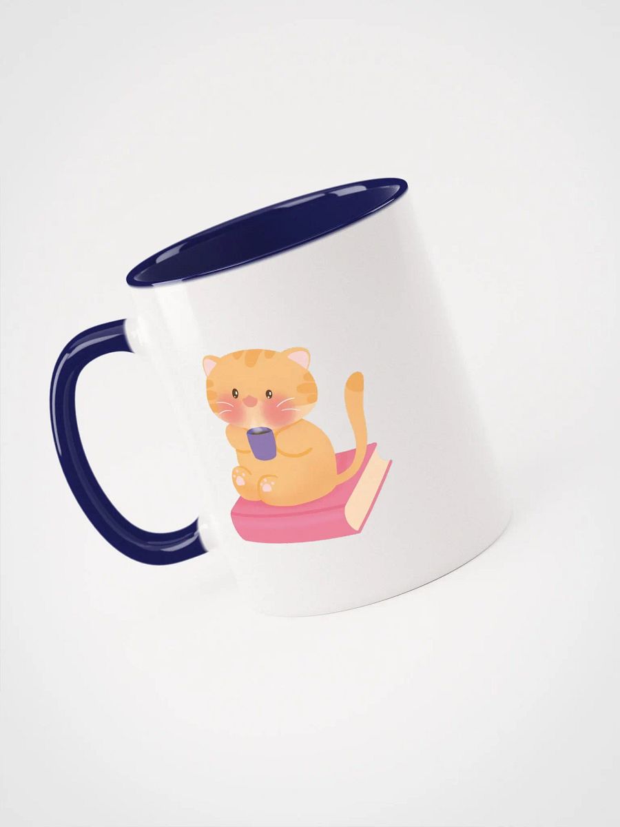Books, Coffee & Cat Ceramic Mug product image (3)