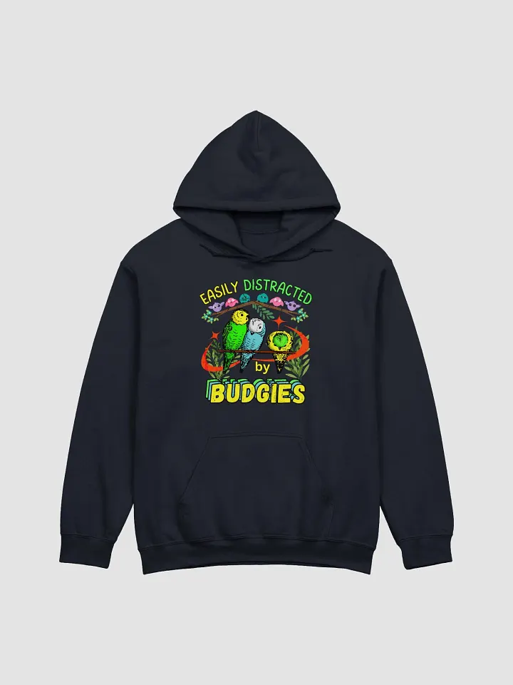Easily Distracted By Budgie Paradise Hoodie product image (13)