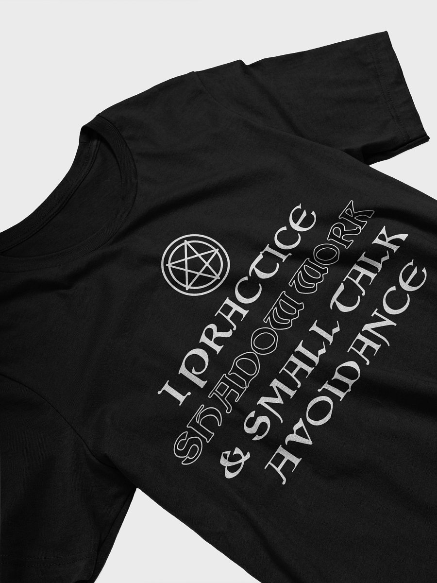 Shadow Work and Small Talk Unisex Short Sleeve Tee product image (3)