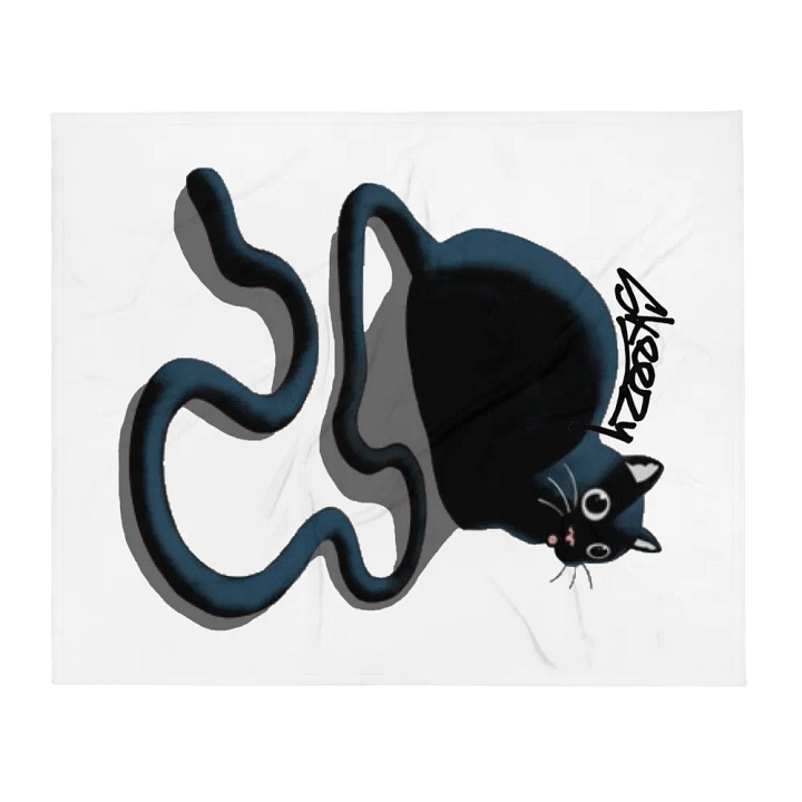 Derpy Cat Blanket product image (1)