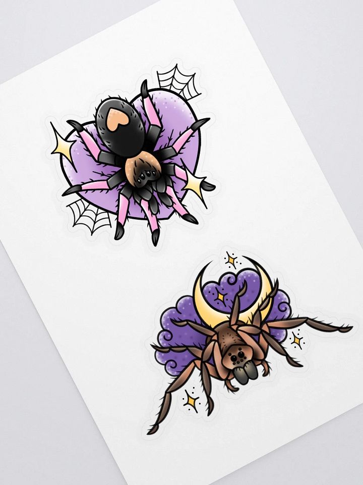 pastel spider stickers product image (1)