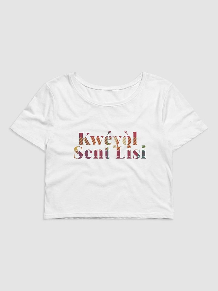 Kwéyòl Sent Lisi Crop Tee product image (1)