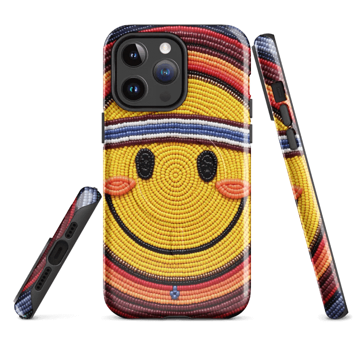 Native Smiley Face Faux-Beaded iPhone® Case product image (4)