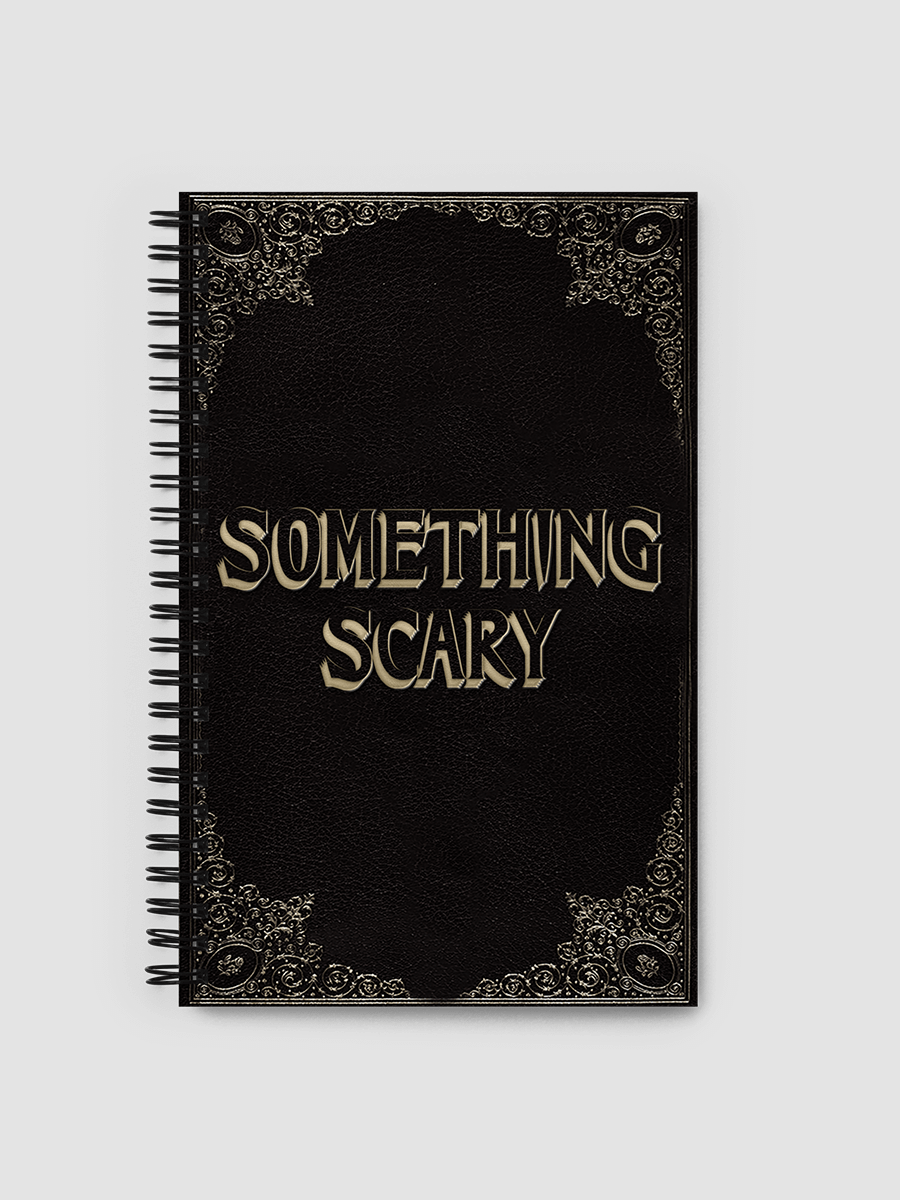 Something Scary Spiral notebook product image (1)