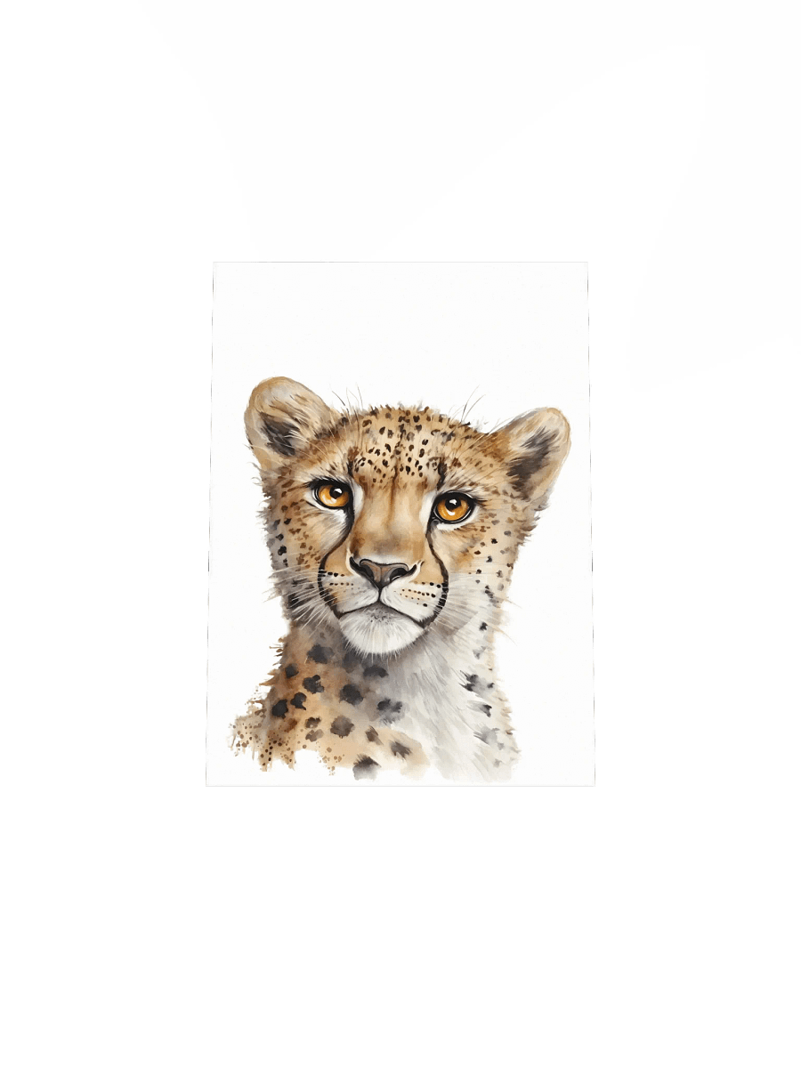 Cheetah Watercolor Portrait product image (5)