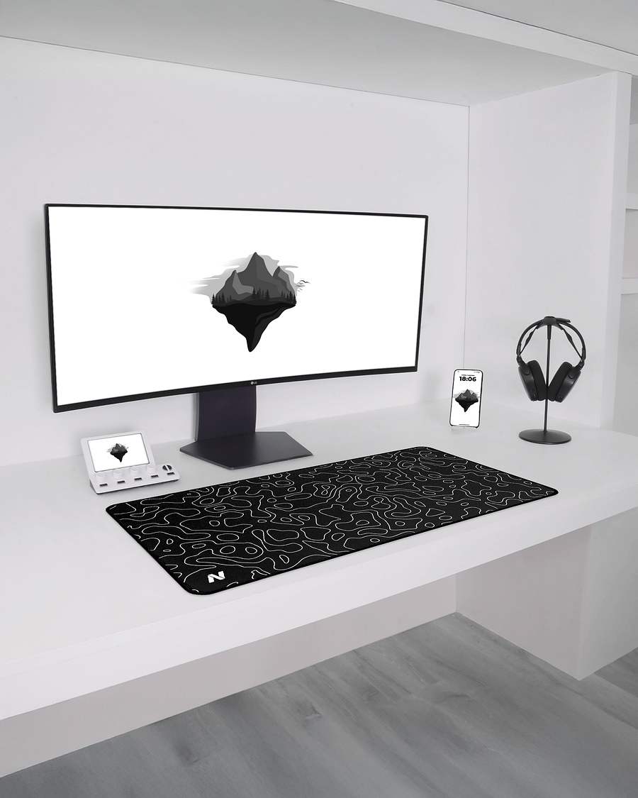 DARK TOPO MOUSEPAD WITH WALLPAPERS product image (2)