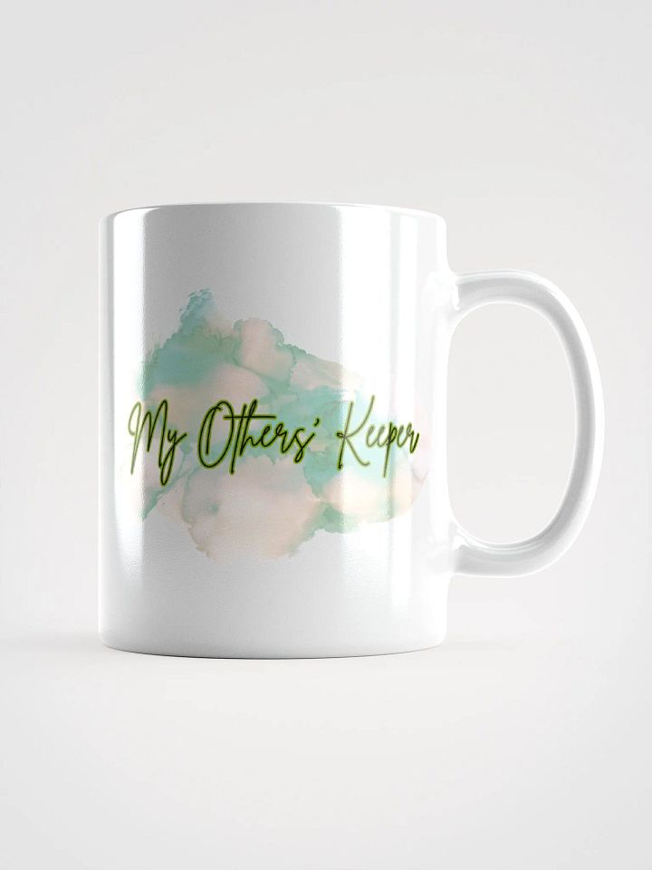 My Others' Keeper White Mug Boho Green product image (1)