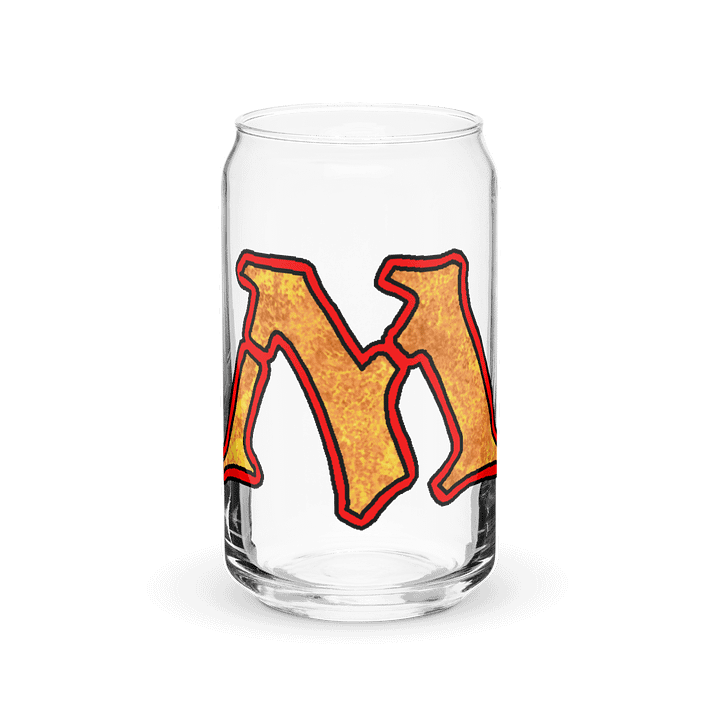 Golden Monogram Glass: MTG Shaped Can Glass product image (2)